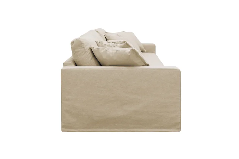 Valencia Extra Djup 5-sits Soffa med avtagbar och tvättbar klädsel - Beige - Products - Möbler - Soffa