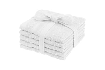 Tvättlappar Basic 25 x 25 cm - Vit - Products - Textil & mattor - Badrumstextil - Handdukar