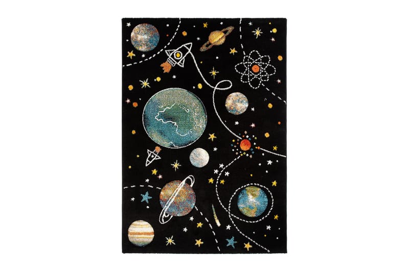 Atlas Matta 120x170 cm, Svart
