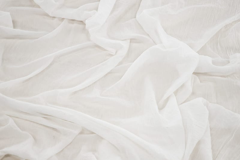 Elena Gardin 135x290 cm - Vit - Products - Textil & mattor - Gardiner - Gardinlängder - Kanallängd