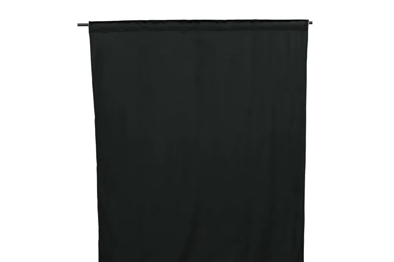 Mary Gardin 135x250 cm - Svart - Products - Textil & mattor - Gardiner - Gardinlängder - Kanallängd