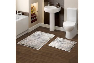 Badrumsmattset (2 delar) Brivan Mångfärgad - Multifärgad - Products - Textil & mattor - Matta - Badrumsmatta