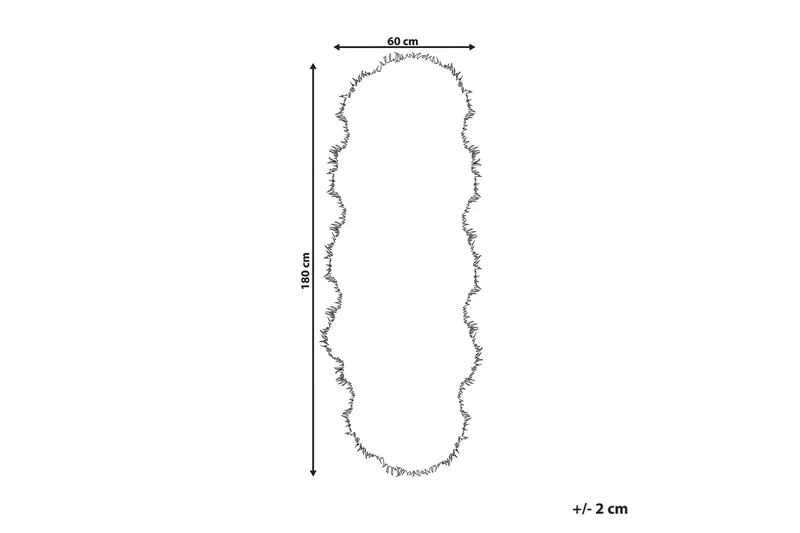 Mamungari Skinnmatta 60x180 cm - Beige - Products - Textil & mattor - Matta - Fäll & skinnmatta