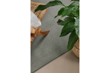 Miami Flatvävd Matta 80x250 cm - Grön - Products - Textil & mattor - Matta - Små mattor