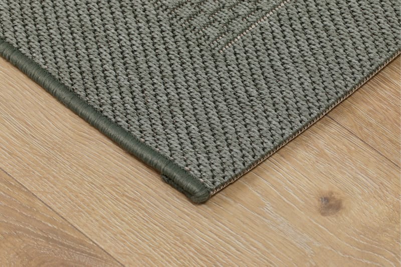 Miami Flatvävd Matta 80x250 cm - Grön - Products - Textil & mattor - Matta - Små mattor