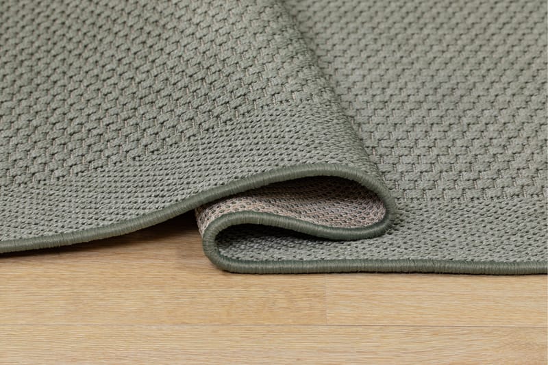 Miami Flatvävd Matta 80x250 cm - Grön - Products - Textil & mattor - Matta - Små mattor