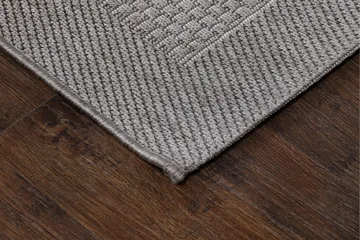 Miami Flatvävd Matta Fyrkantig 200x200 cm - Grå - Products - Textil & mattor - Matta - Flatvävd matta