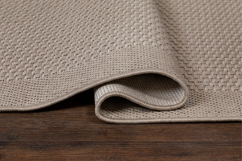 Miami Flatvävd Matta Fyrkantig 200x200 cm - Natur - Products - Textil & mattor - Matta - Små mattor