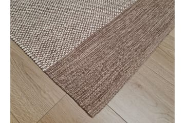 Alva Bomullsmatta 240x340 cm Rektangulär - Mörkbeige - Products - Textil & mattor - Matta - Modern matta - Bomullsmatta