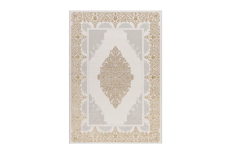 Ankara Wiltonmatta 300x400 cm, Beige/Guld