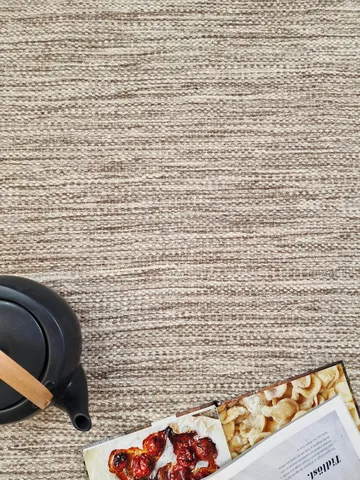 Birka Ullmatta Rund 120 cm - Mörklinne - Products - Textil & mattor - Matta - Modern matta - Ullmatta