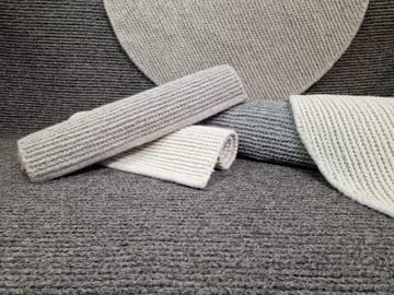 Dalarö Ullmatta 300 cm Rund - Vit - Products - Textil & mattor - Matta - Modern matta - Ullmatta