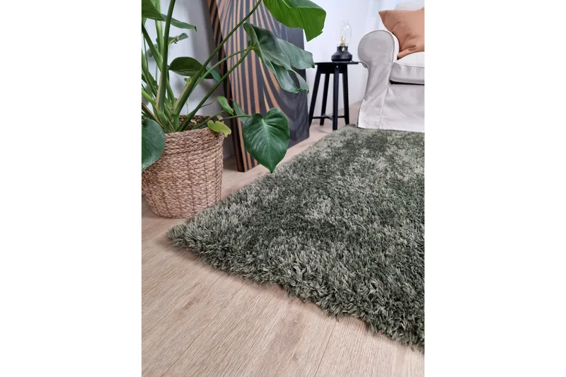 Floki Ryamatta 200x290 cm Rektangulär - Smaragdgrön - Products - Textil & mattor - Matta - Modern matta - Ryamatta