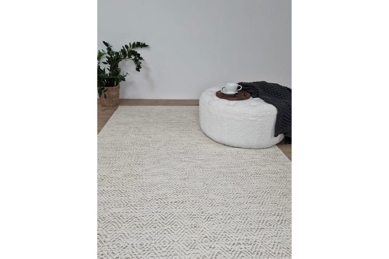 Gåsöga Ullmatta 160x230 cm Rektangulär - Beige - Products - Textil & mattor - Matta - Modern matta - Ullmatta