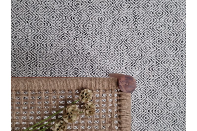 Gåsöga Ullmatta 160x230 cm Rektangulär - Grå - Products - Textil & mattor - Matta - Modern matta - Ullmatta