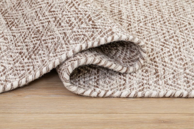 Gåsöga Ullmatta 200x300 cm Rektangulär - Beige - Products - Textil & mattor - Matta - Modern matta - Ullmatta