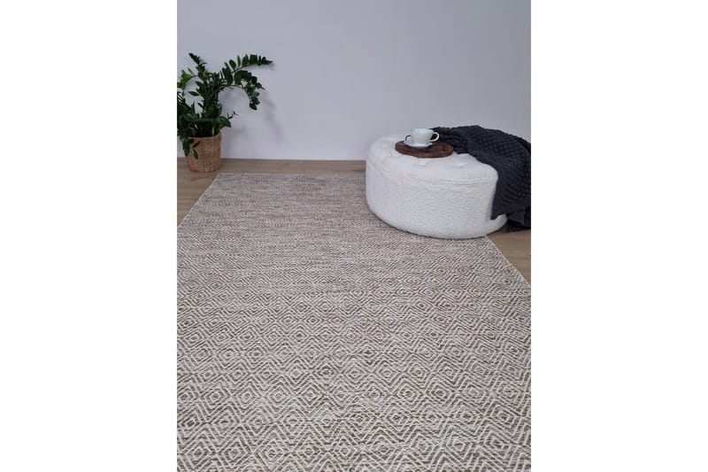 Gåsöga Ullmatta 200x300 cm Rektangulär - Beige - Products - Textil & mattor - Matta - Modern matta - Ullmatta