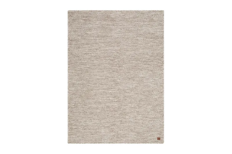 Gåsöga Ullmatta 200x300 cm Rektangulär, Beige