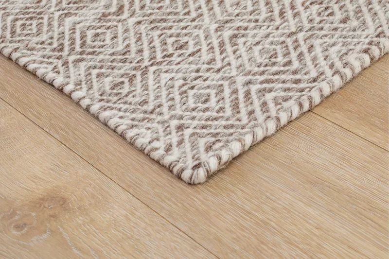 Gåsöga Ullmatta 240x340 cm Rektangulär - Beige - Products - Textil & mattor - Matta - Modern matta - Ullmatta