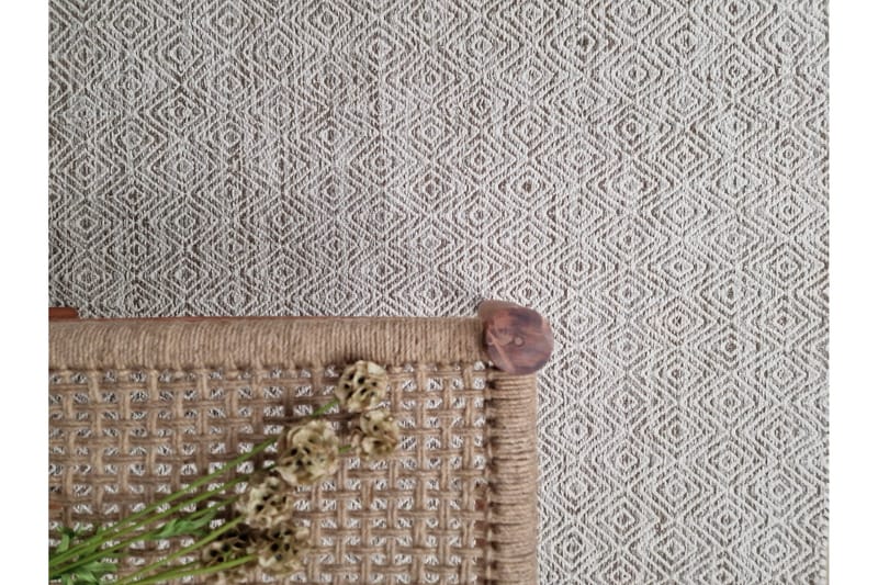 Gåsöga Ullmatta 240x340 cm Rektangulär - Beige - Products - Textil & mattor - Matta - Modern matta - Ullmatta