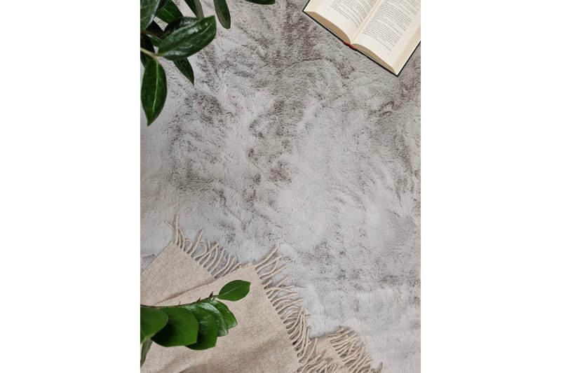 Heaven Ryamatta 200 cm Rund Grå - Grå - Products - Textil & mattor - Matta - Modern matta - Ryamatta