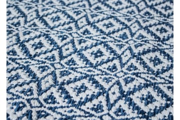 Koster Garnmatta Rund 160 - Blå - Products - Textil & mattor - Matta - Modern matta - Wiltonmatta