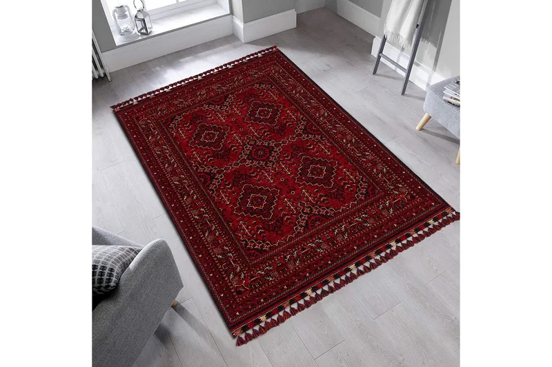 Noriyasu Wiltonmatta 120x180 cm Rektangulär, Röd