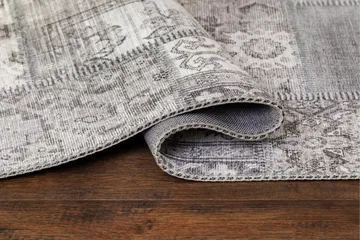 Patchwork Wiltonmatta 160x230 cm Rektangulär - Silver - Products - Textil & mattor - Matta - Modern matta - Wiltonmatta