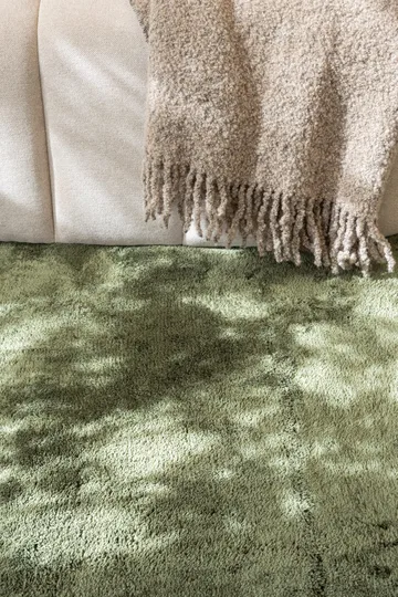 Cozy Ryamatta 133x190 cm Rektangulär - Grön - Products - Textil & mattor - Matta - Modern matta - Ryamatta