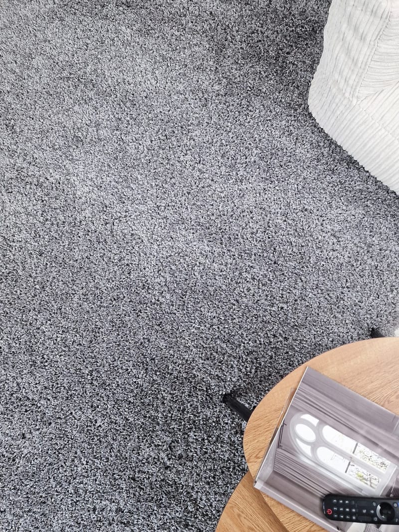 Lounge Ryamatta 160x230 cm Rektangulär - Silver - Products - Textil & mattor - Matta - Modern matta - Ryamatta