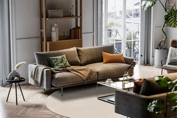 Sheraton Ryamatta Rund 240 cm - Creme - Products - Textil & mattor - Matta - Modern matta - Ryamatta