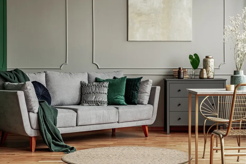 Skagen Ullmatta 240 cm Rund - Naturmelange - Products - Textil & mattor - Matta - Modern matta - Ullmatta
