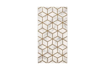 Skravelsbo Cube Matta 80x150 cm, Guld