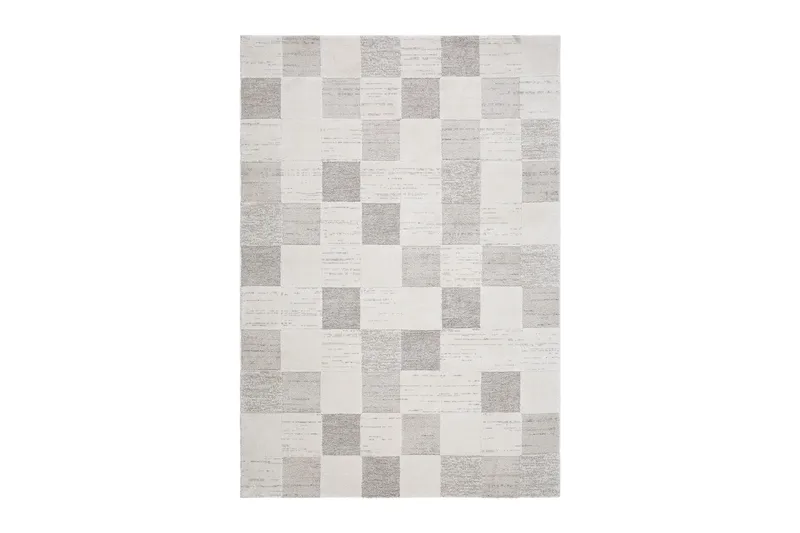 Bella Wiltonmatta 160x230 cm Rektangulär, Grå/Vit