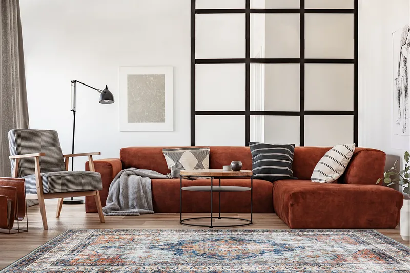 Tarfaya Friezematta 160x230 cm - Flerfärgad - Products - Textil & mattor - Matta - Modern matta - Wiltonmatta