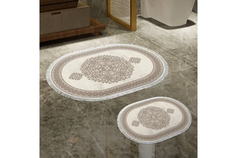 Panchma Badrumsmatta 60x150 cm Rektangulär, Brun