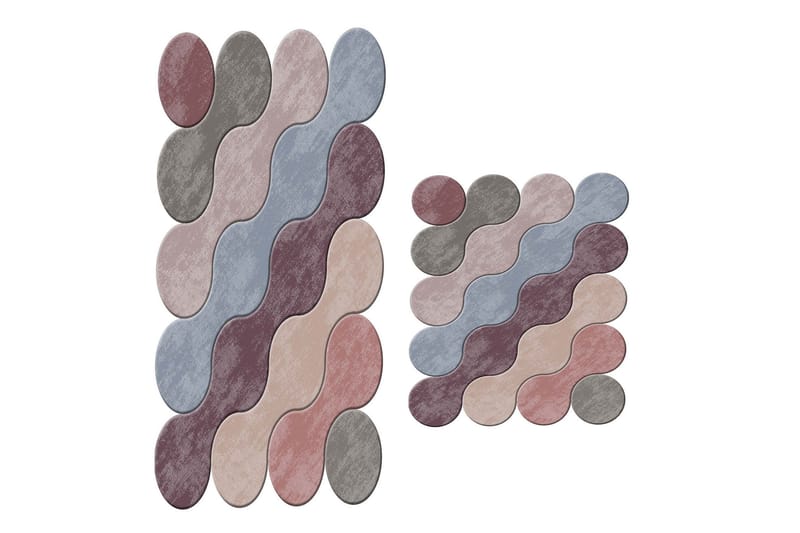 Paramjeet Badrumsmatta 60x100 cm Rektangulär - Flerfärgad - Products - Textil & mattor - Matta - Badrumsmatta