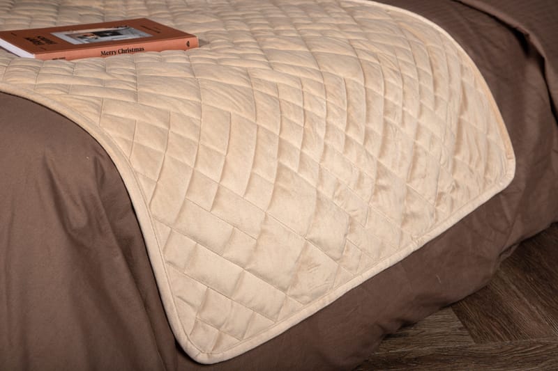 Jilly Överkast 80x260 cm - Beige - Products - Textil & mattor - Sängkläder - Överkast - Överkast dubbelsäng
