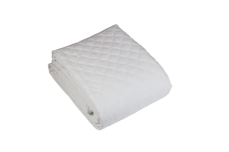 Mondo Överkast 260x260 cm - Vit - Products - Textil & mattor - Sängkläder - Överkast - Överkast dubbelsäng