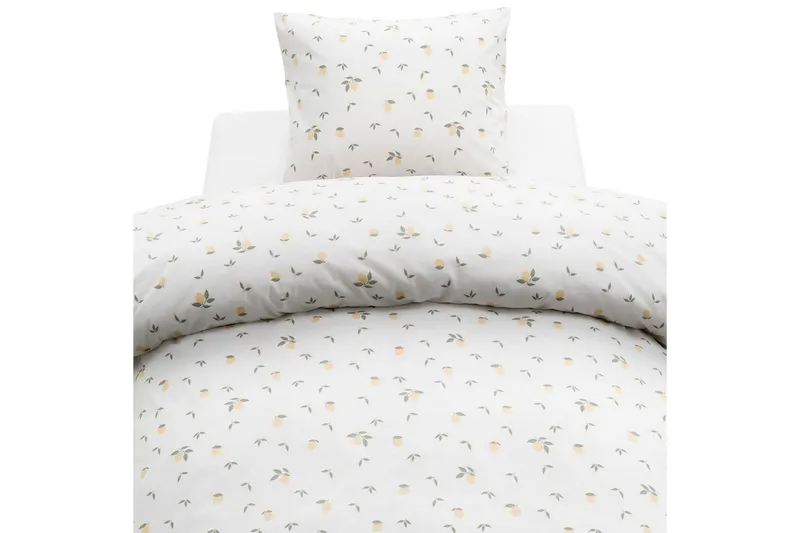Påslakanset Enkelsäng 2-Dels Lemons Gul - Products - Textil & mattor - Sängkläder - Bäddset & påslakanset - Påslakanset enkelsäng