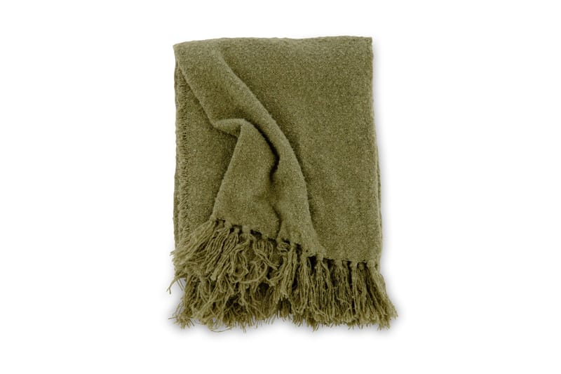 Stanly Pläd 130x170 cm - Grön - Products - Textil & mattor - Filt & pläd