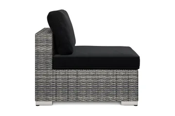 Bahamas Mittmodul utomhus i konstrotting - Grå - Products - Utemöbler & utemiljö - Övrigt utemöbler - Moduler utesoffa - Mittmodul utesoffa