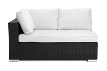 Bahamas Vänstermodul utomhus 140 cm i konstrotting, Svart