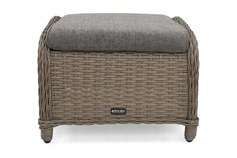 Marcus Fotpall till Öronlappsfåtölj Utomhus - Grå - Products - Utemöbler & utemiljö - Övrigt utemöbler - Moduler utesoffa - Fotpall & pall utomhus