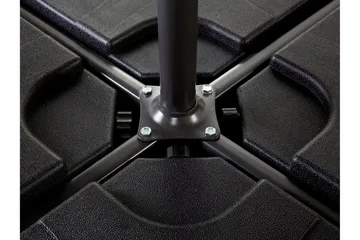 Sunny Parasollfotsvikt 52 cm 4 Delar - Svart - Products - Utemöbler & utemiljö - Övrigt utemöbler - Tillbehör utemöbler - Parasollfot