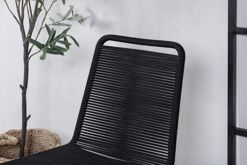 Lindos Stapelstol Utomhus Svart - Venture Home - Products - Utemöbler & utemiljö - Balkong & altan - Balkongmöbler - Balkongstol