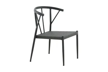 Stina Karmstol Utomhus - Svart - Products - Utemöbler & utemiljö - Balkong & altan - Balkongmöbler - Balkongstol