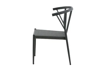 Stina Karmstol Utomhus - Svart - Products - Utemöbler & utemiljö - Balkong & altan - Balkongmöbler - Balkongstol