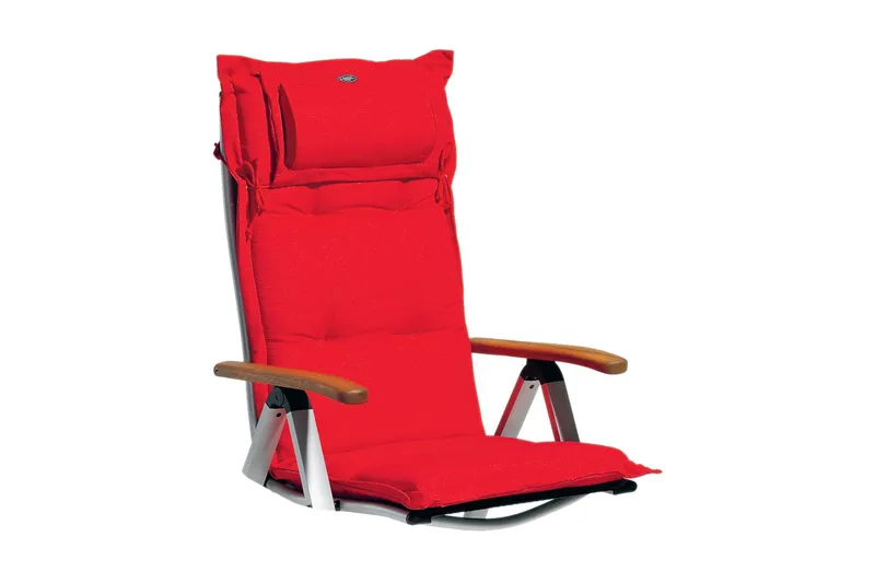 Positionsdyna Fritab Positionsdyna Canyon med nackkudde Röd - Products - Utemöbler & utemiljö - Dynor - Positionsdynor
