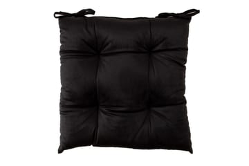 Velvet Sittdyna 40x40 cm Svart - Products - Utemöbler & utemiljö - Dynor - Sittdyna & ryggdyna utemöbler